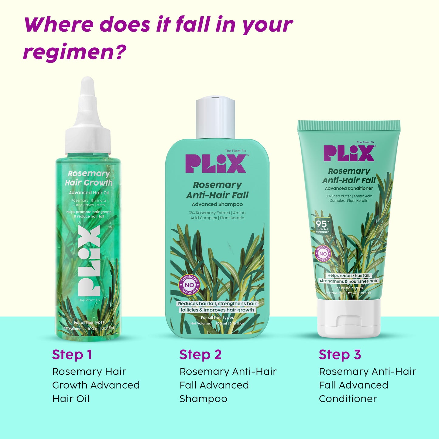 Rosemary Advanced Hair Oil for Stronger Hair Follicles & Healthy Hair Growth