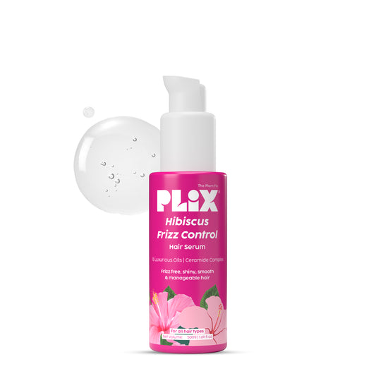  Hibiscus Frizz Control Hair Serum Protects from Heat & Boosts Shine 