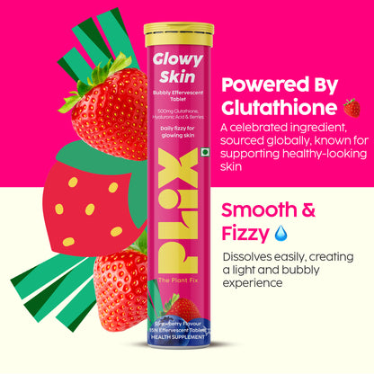 Glowy Skin Effervescent with 500mg Glutathione