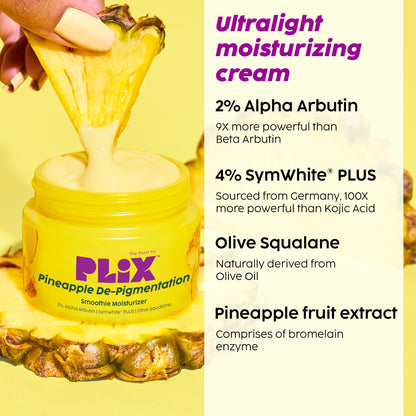 Pineapple De-Pigmentation Moisturizer with 2% Alpha Arbutin