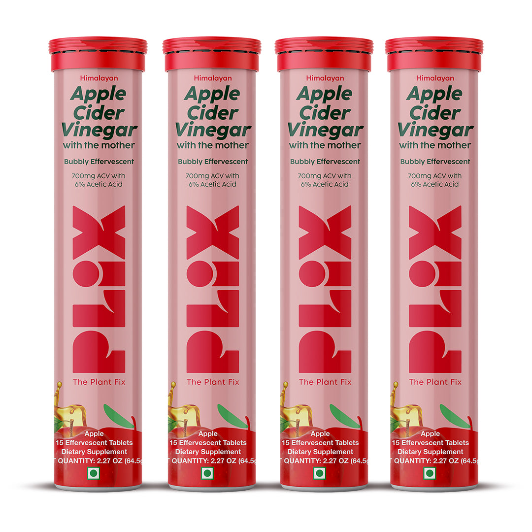 Apple Cider Vinegar Effervescent with 700mg ACV 4 Pack