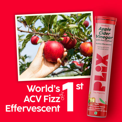 Apple Cider Vinegar Effervescent with 700mg ACV 12 Pack