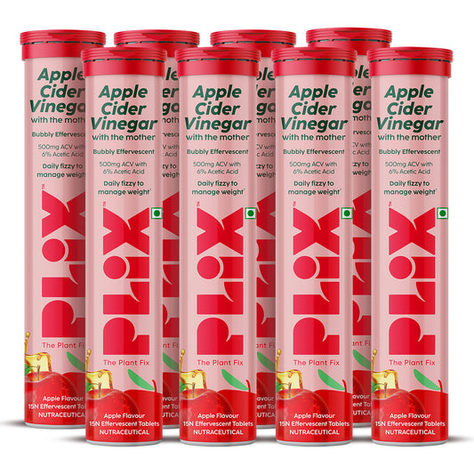  Apple Cider Vinegar Effervescent with 500mg ACV 8 Pack 