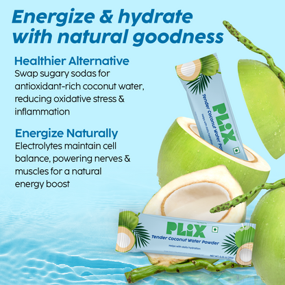 Tender Coconut Water Premix Powder for Energy & Hydration